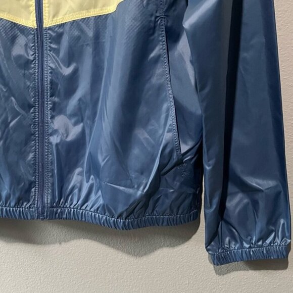 COLUMBIA- NEW Wind breaker Wind Runner Yellow and Blue Jacket Size L - Picture 5 of 6